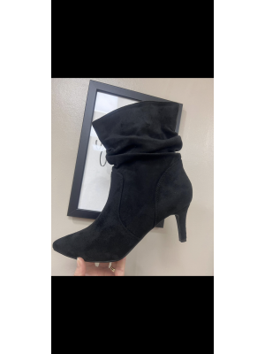 Claudia Ruched Ankle Boots